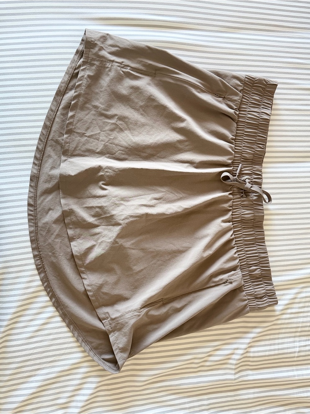 all in motion Taupe Drawstring Skort